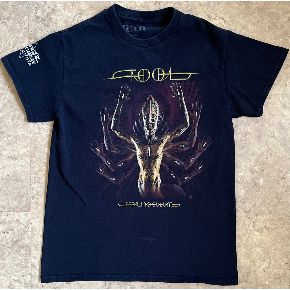 Tool Fear Inoculum Band T-Shirt Mens Small Black Los Angeles California 2022 - Picture 2 of 9